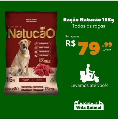 Ração Natucão 15 kg